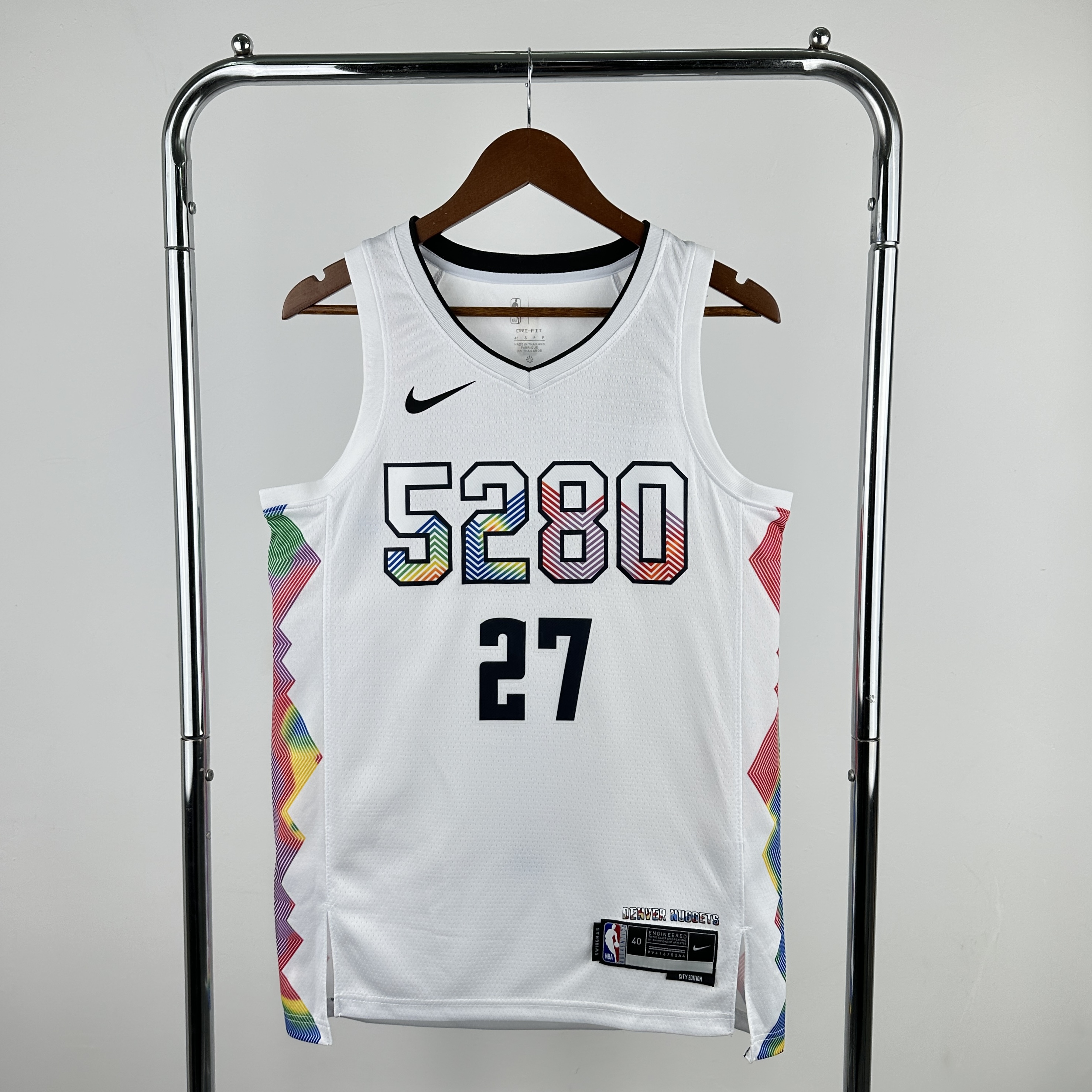 Men Denver Nuggets #27 Murray White City Edition Season Nike 2025 NBA Jersey